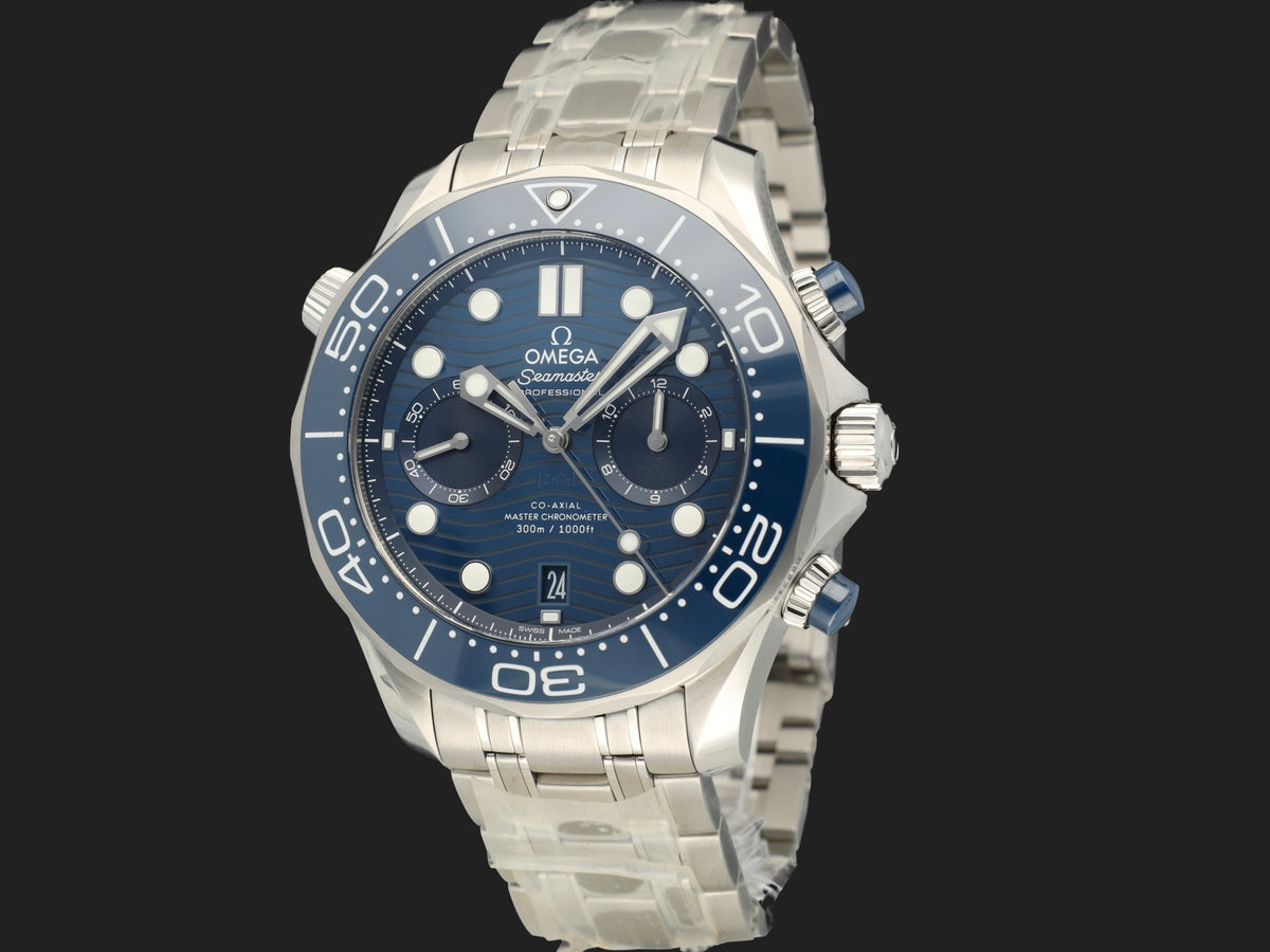 Omega Seamaster 300M Diver Co-Axial Master Chronometer Chronograph 210.30.44.51.03.001 NEW (1)