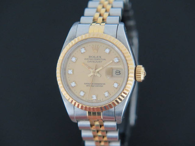 Rolex Datejust Lady Gold/Steel Diamonds