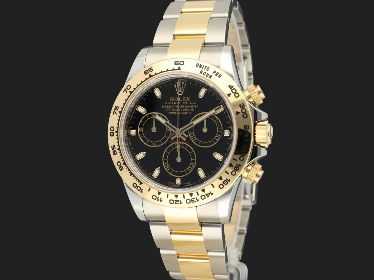 Rolex Daytona Gold/Steel Black Dial 116503 (1)