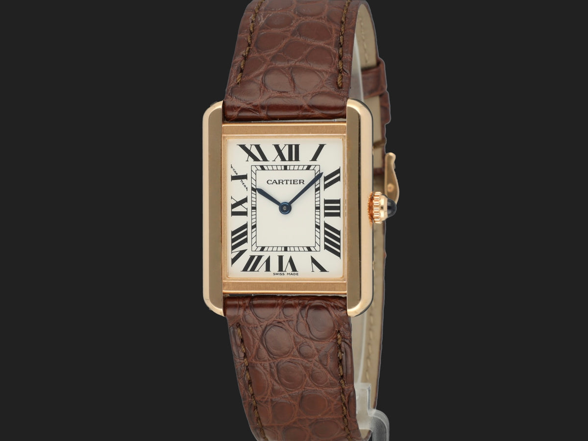 Cartier Tank Solo Small Rose Gold W5200024 / 3168   (1)