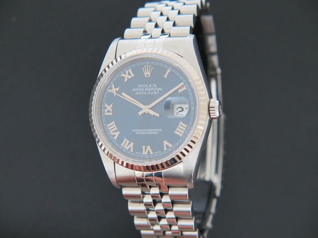 Rolex Datejust Blue Roman Dial