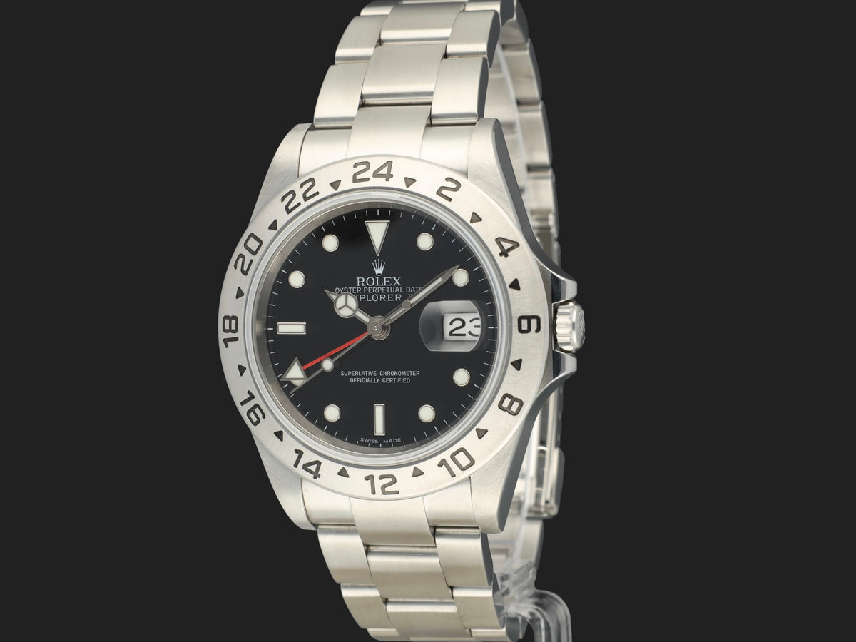 Rolex Explorer II Black Dial 16570 (1)
