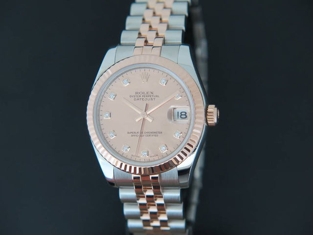 Rolex Datejust Everosegold/Steel MOP Diamond Dial