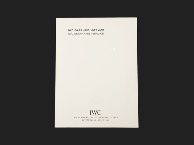 IWC Warranty Booklet