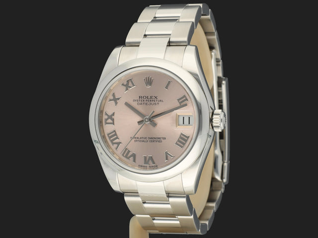 Rolex Datejust 31 Pink Roman Dial