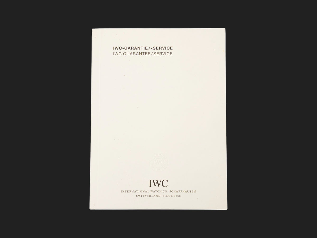IWC Warranty Booklet  (1)