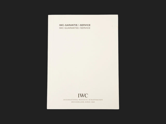 IWC Warranty Booklet