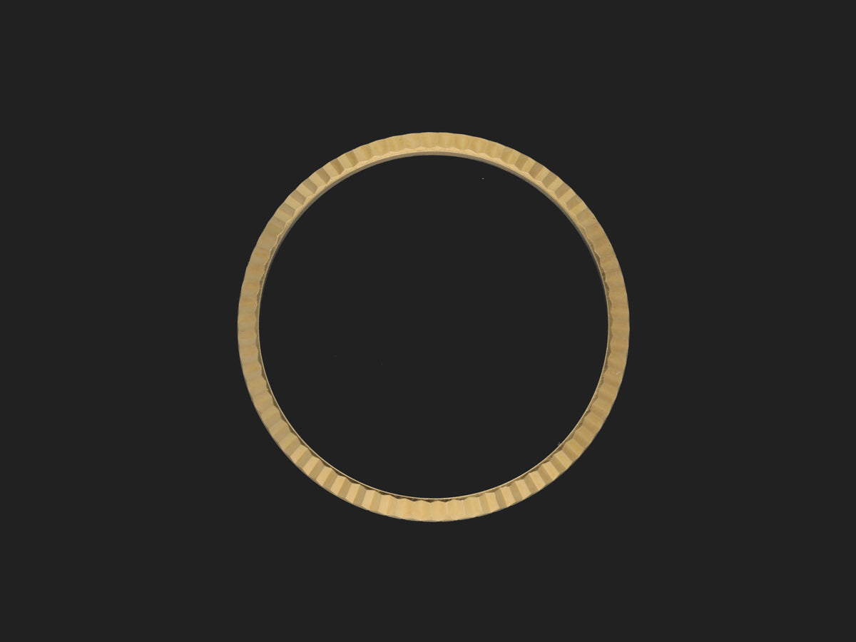 Rolex Yellow Gold Fluted Bezel for 36mm (1)