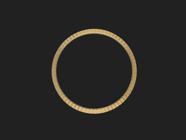 Rolex Yellow Gold Fluted Bezel for 36mm