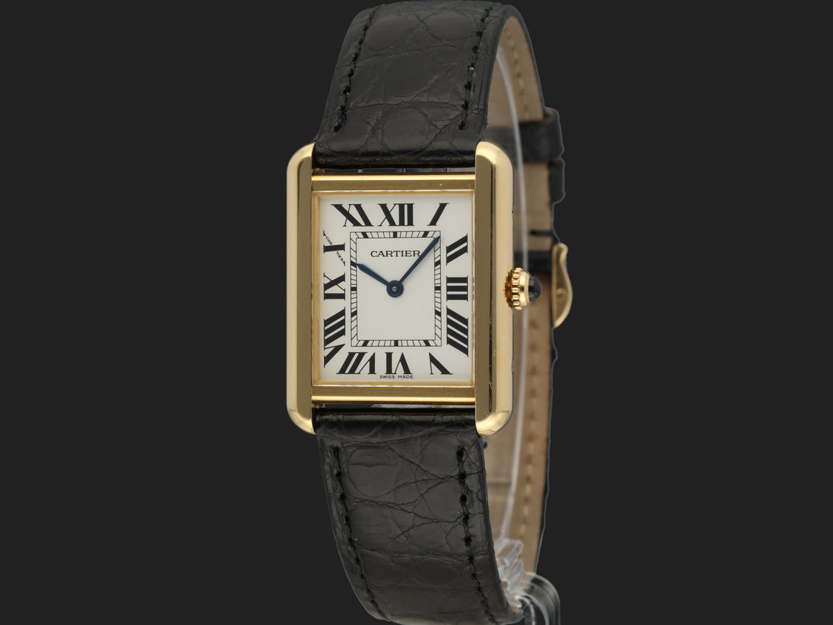 Cartier Tank Solo Small Yellow Gold W1018755 / 2743 (1)
