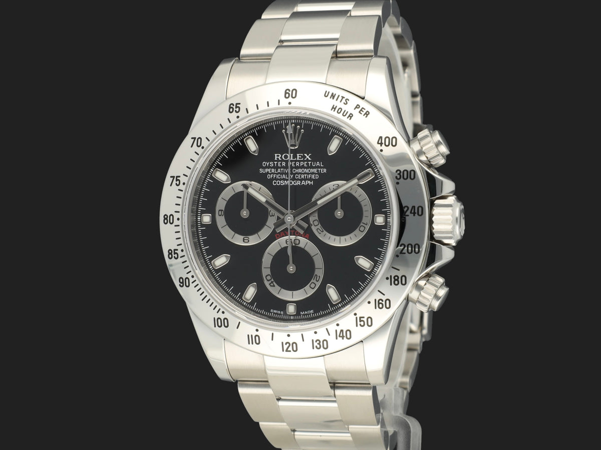 Rolex Daytona Black Dial Chromalight 'APH' Dial 116520 (1)