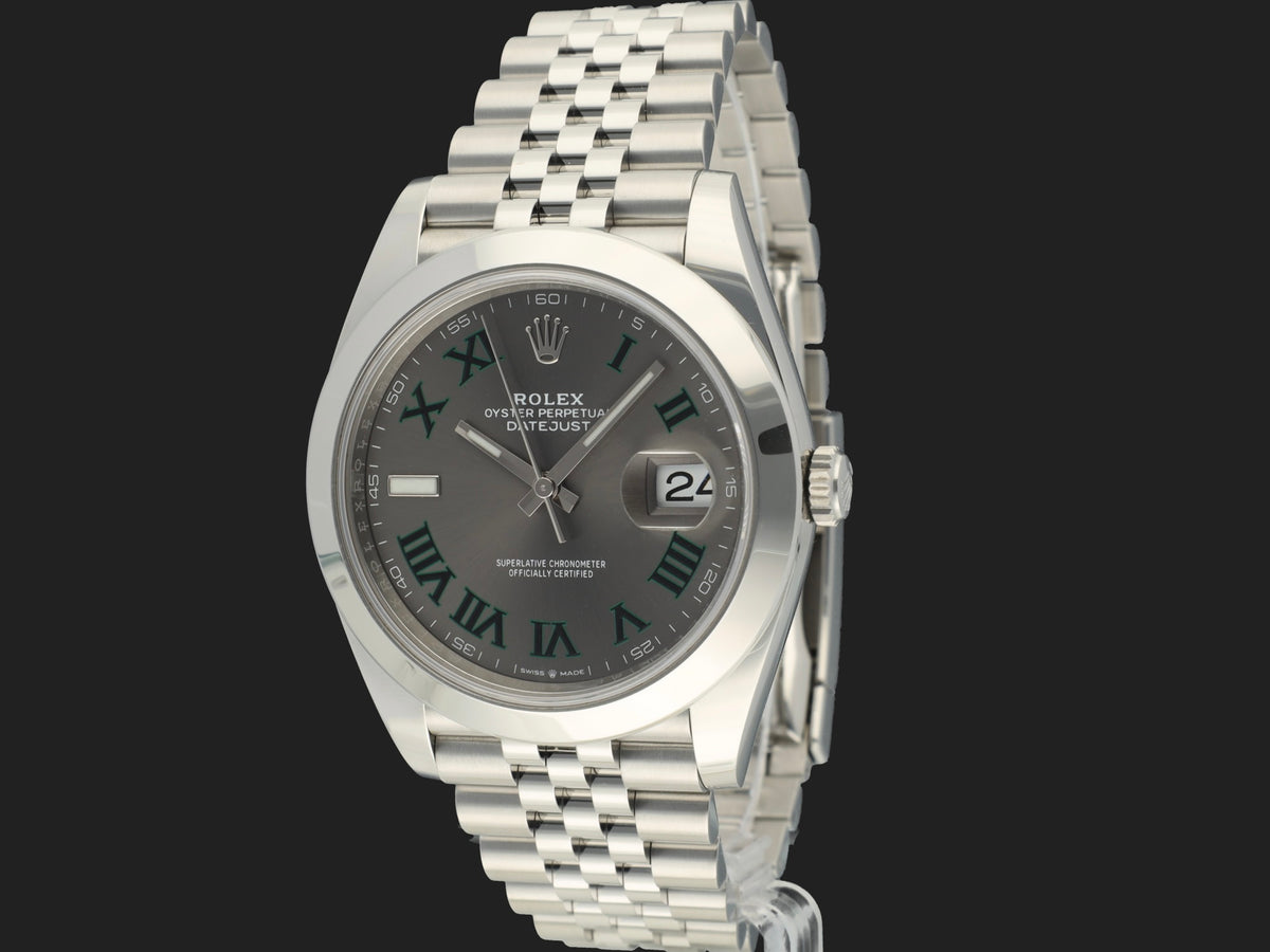 Rolex Datejust 41 Slate Roman Dial 126300 (1)