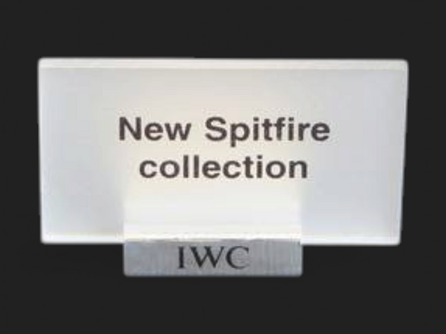 IWC Display piece New Spitfire Collection