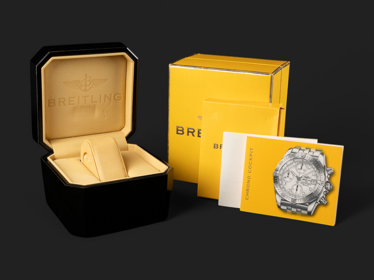 Breitling Box Set with Booklets for Chrono cockpit (1)