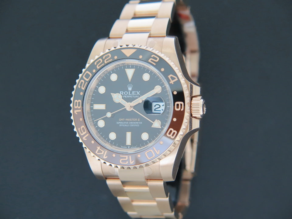 Rolex GMT-Master II Everose Rootbeer 126715CHNR NEW "FULL STICKERS" (1)