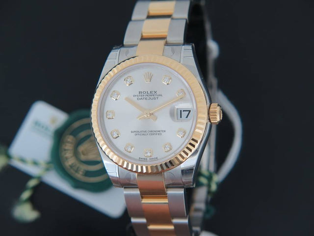 Rolex Datejust Gold/Steel Diamonds NEW