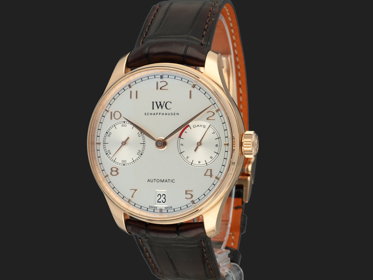 IWC Portugieser Automatic 7-Days Rose Gold IW500701 (1)