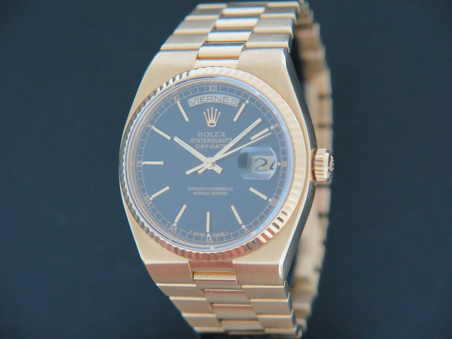 Rolex Day-Date Oysterquartz Black Dial