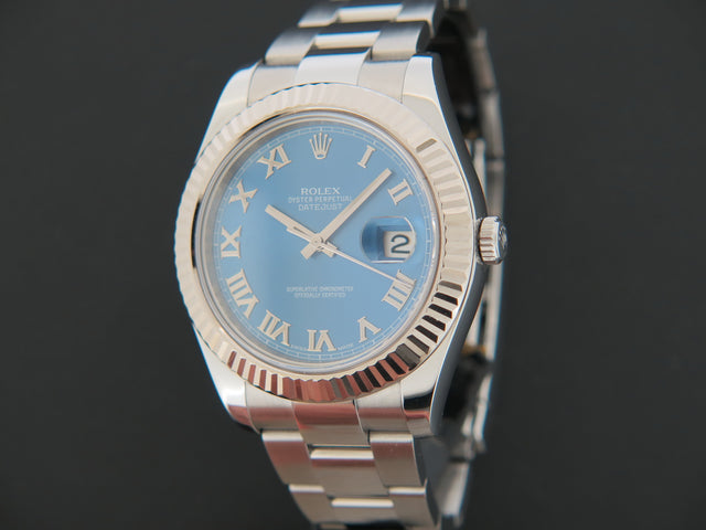 Rolex Datejust II Azzurro Dial
