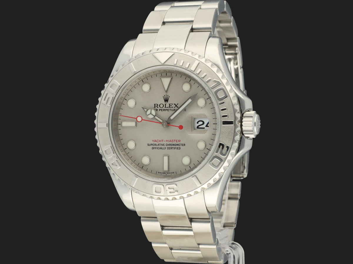 Rolex Yacht-Master Platinum Dial V-serial Rehaut 16622 (1)