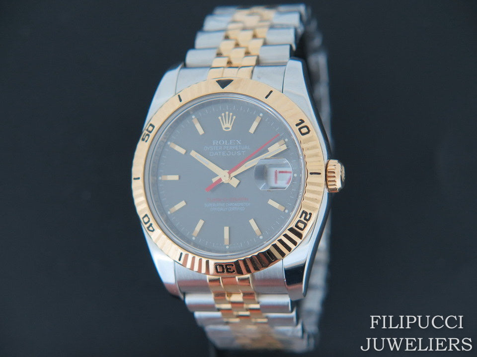 Rolex Datejust Turn-O-Graph Gold/Steel 116263 (1)