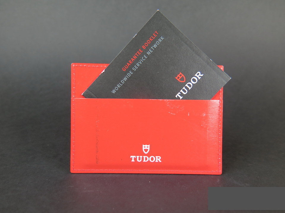 Tudor Card holder + Warranty Booklet
