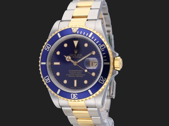 Rolex Submariner Date Gold/Steel Purple Dial
