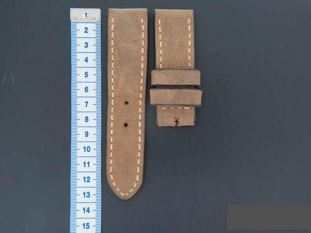 Panerai Vintage-style Calfskin Leather Strap 27 MM