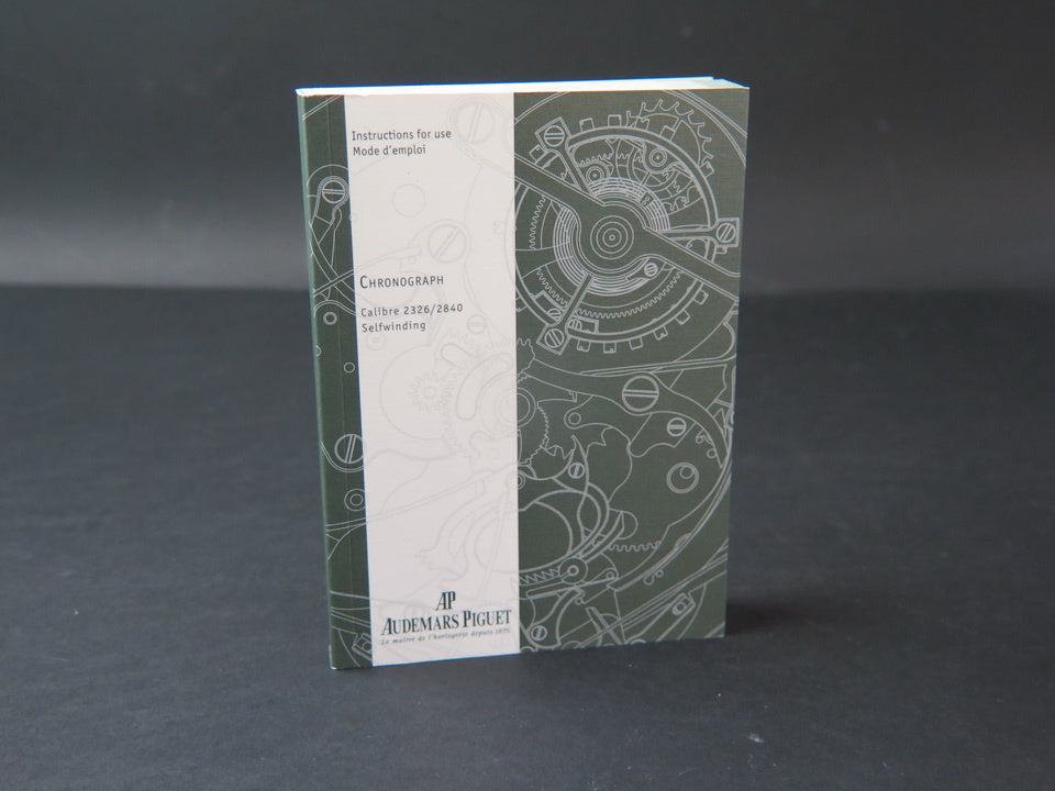 Audemars Piguet Instruction Manual Chronograph (1)
