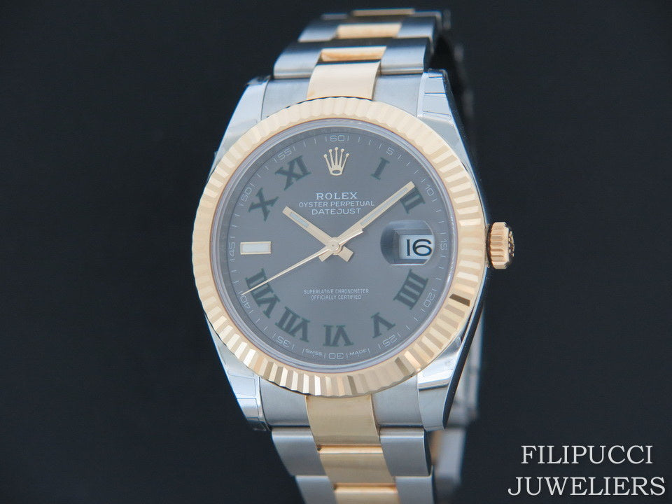 Rolex Datejust 41 Gold/Steel Slate Dial 126333 NEW 2020 (1)
