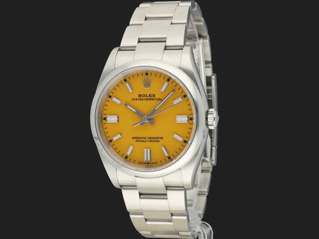 Rolex Oyster Perpetual 36 Yellow Dial