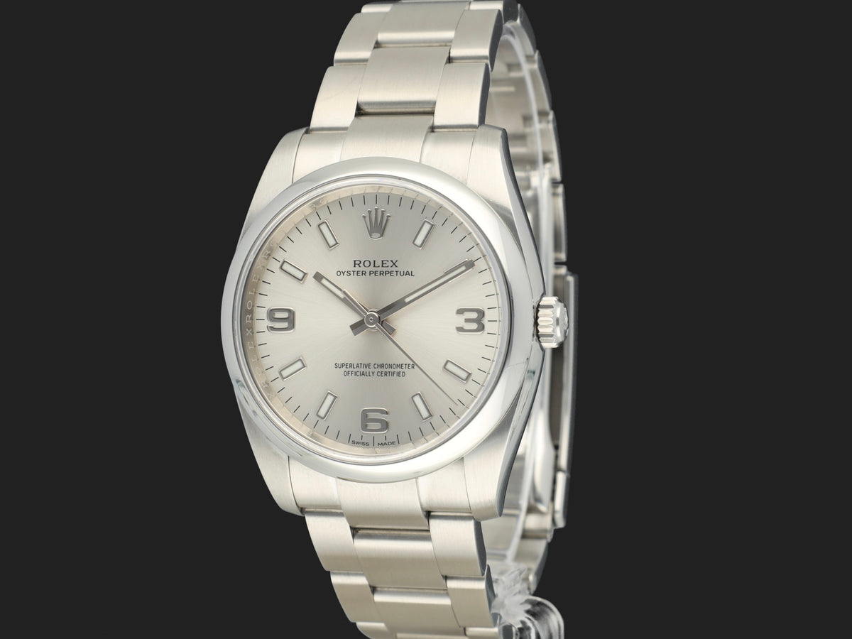 Rolex Oyster Perpetual 34 Silver Dial 114200 (1)