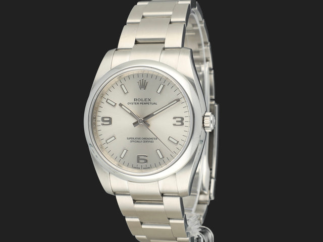 Rolex Oyster Perpetual 34 Silver Dial