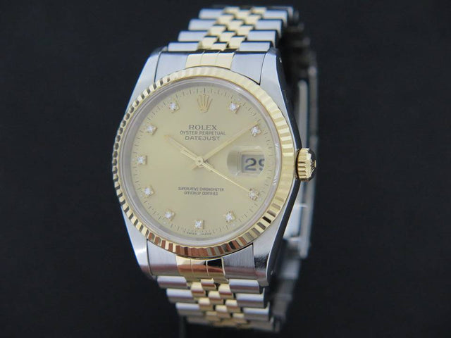 Rolex Oyster Perpetual Datejust Diamond Dial