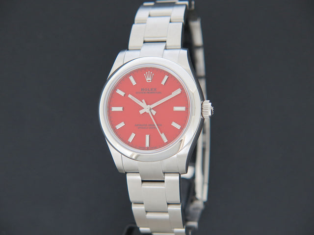 Rolex Oyster Perpetual 31 Coral Red Dial