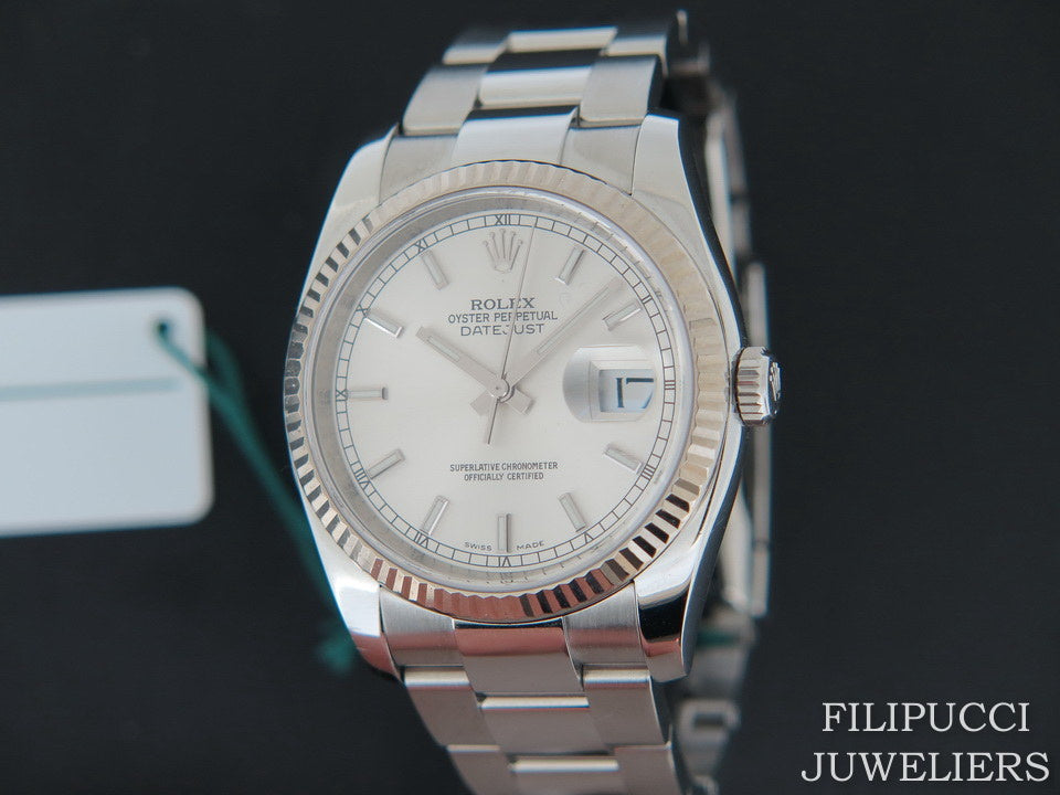 Rolex Datejust Silver  Dial 116234   (1)