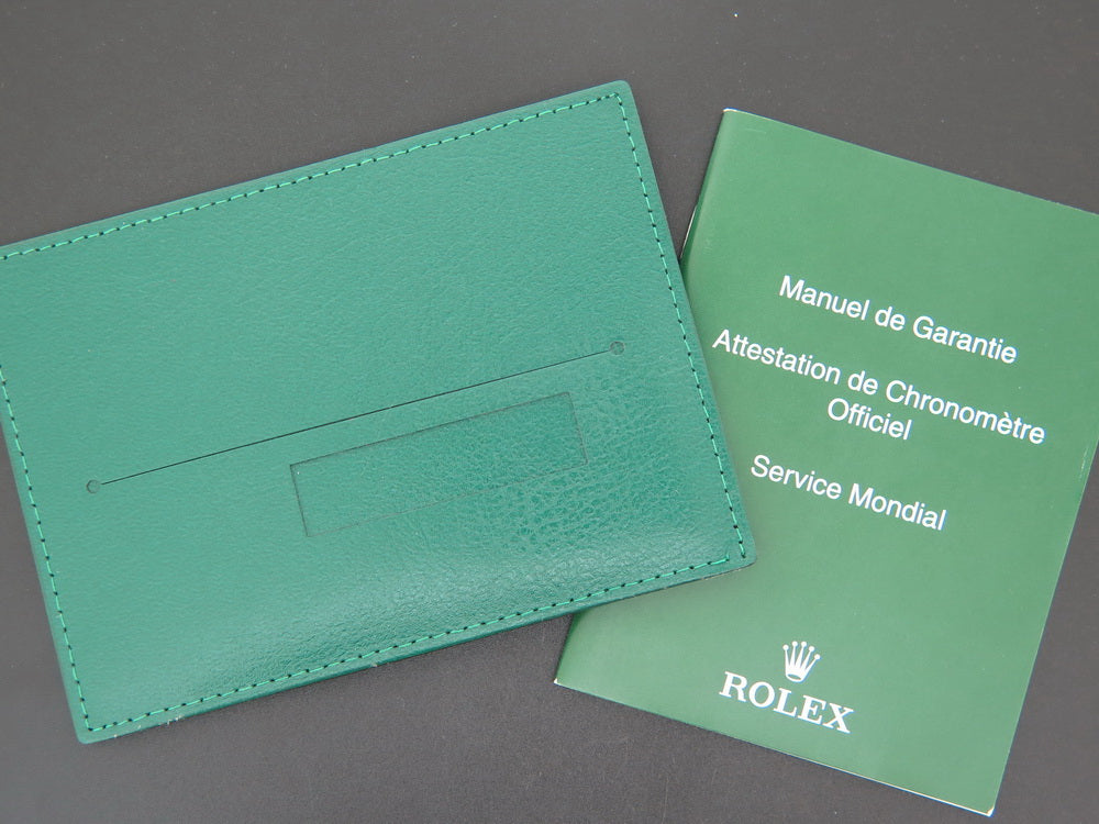 Rolex Card Holder + Warranty Booklet (1)