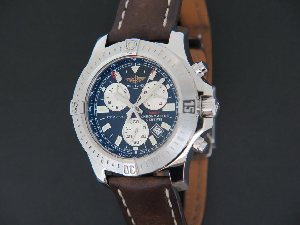 Breitling Colt Chrono 44 Black Dial A73388 (1)