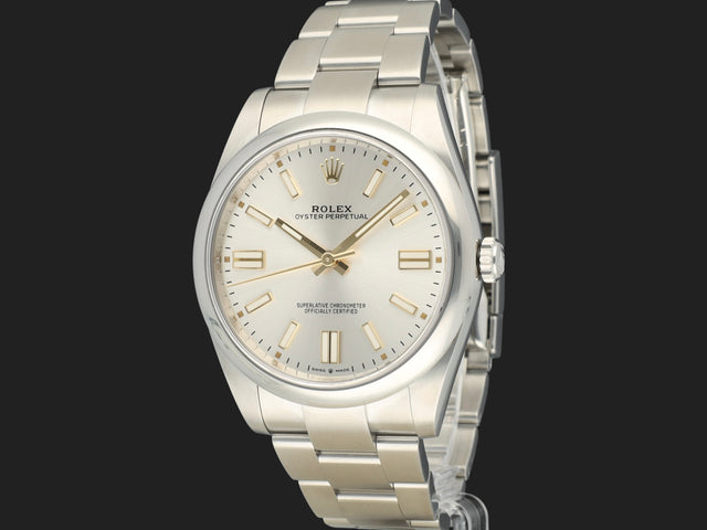 Rolex Oyster Perpetual 41 Silver Dial