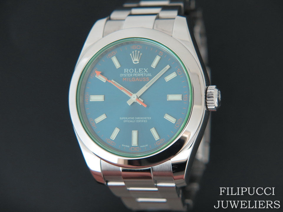 Rolex Milgauss GV Blue 116400GV (1)
