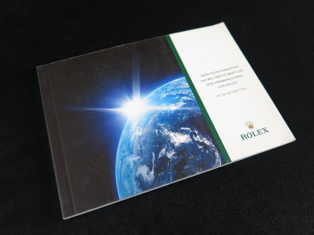 Rolex Service booklet