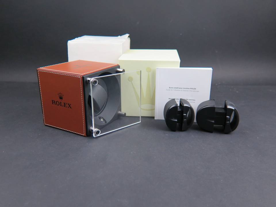 Rolex Watch winder Swiss Kubik Calypso Brown Ref:43168  (1)