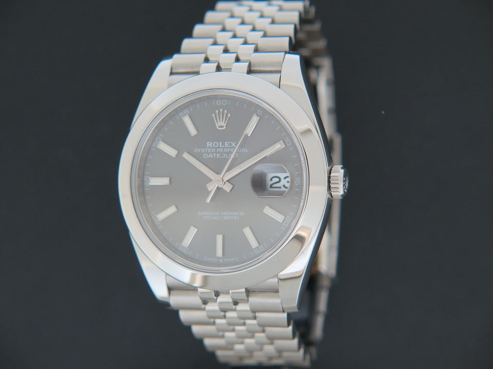 Rolex Datejust 41 Slate Dial 126300 (1)