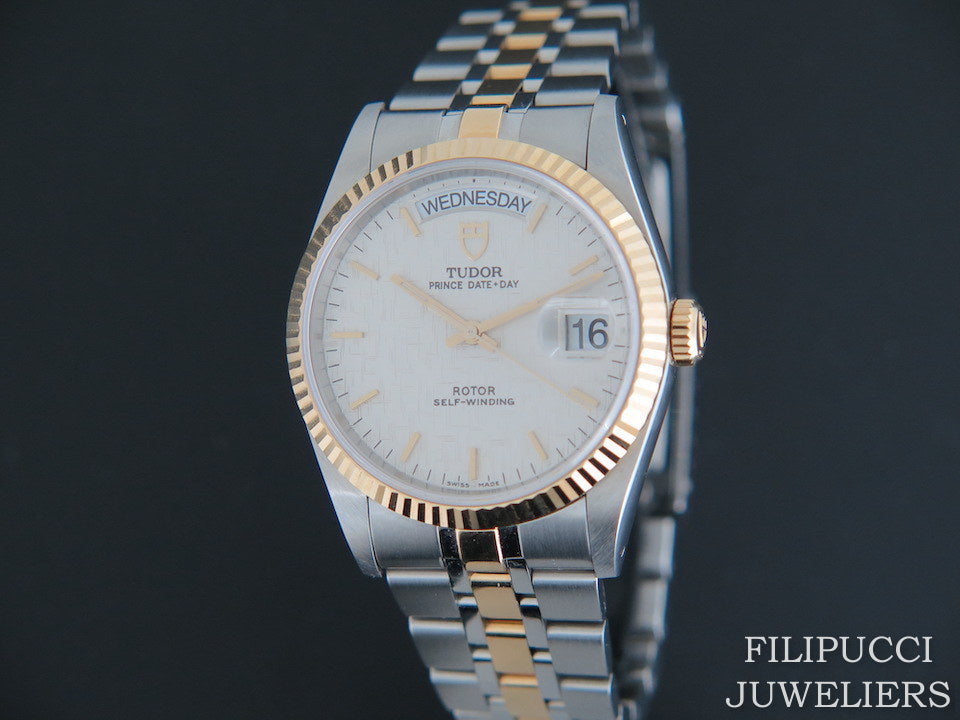 Tudor Prince Day+Date Gold/Steel 76213 (1)