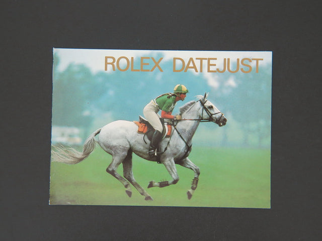 Rolex Datejust Booklet English