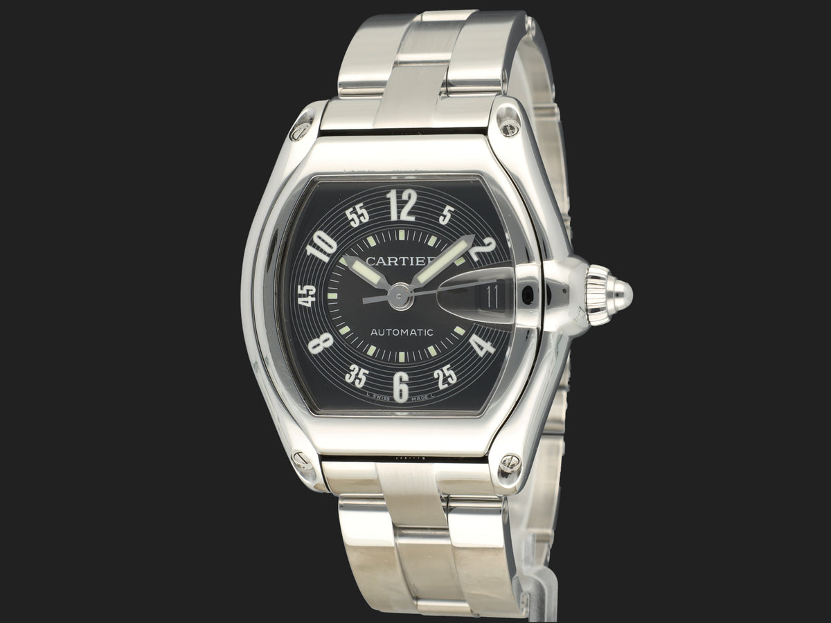 Cartier Roadster GM Automatic Steel Black Dial 2510  (1)