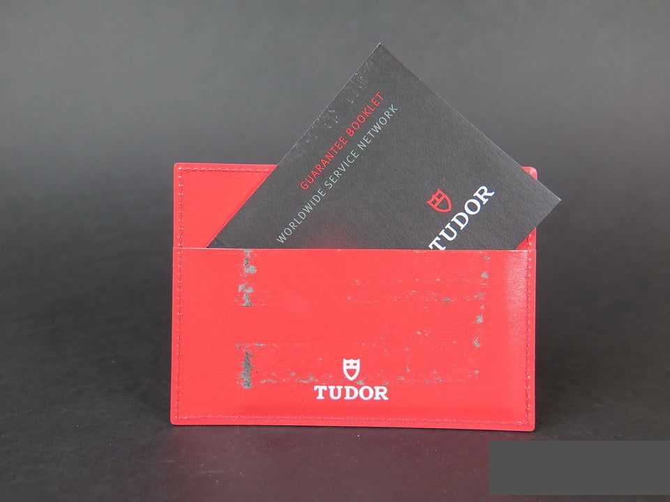 Tudor Card holder + Warranty Booklet
