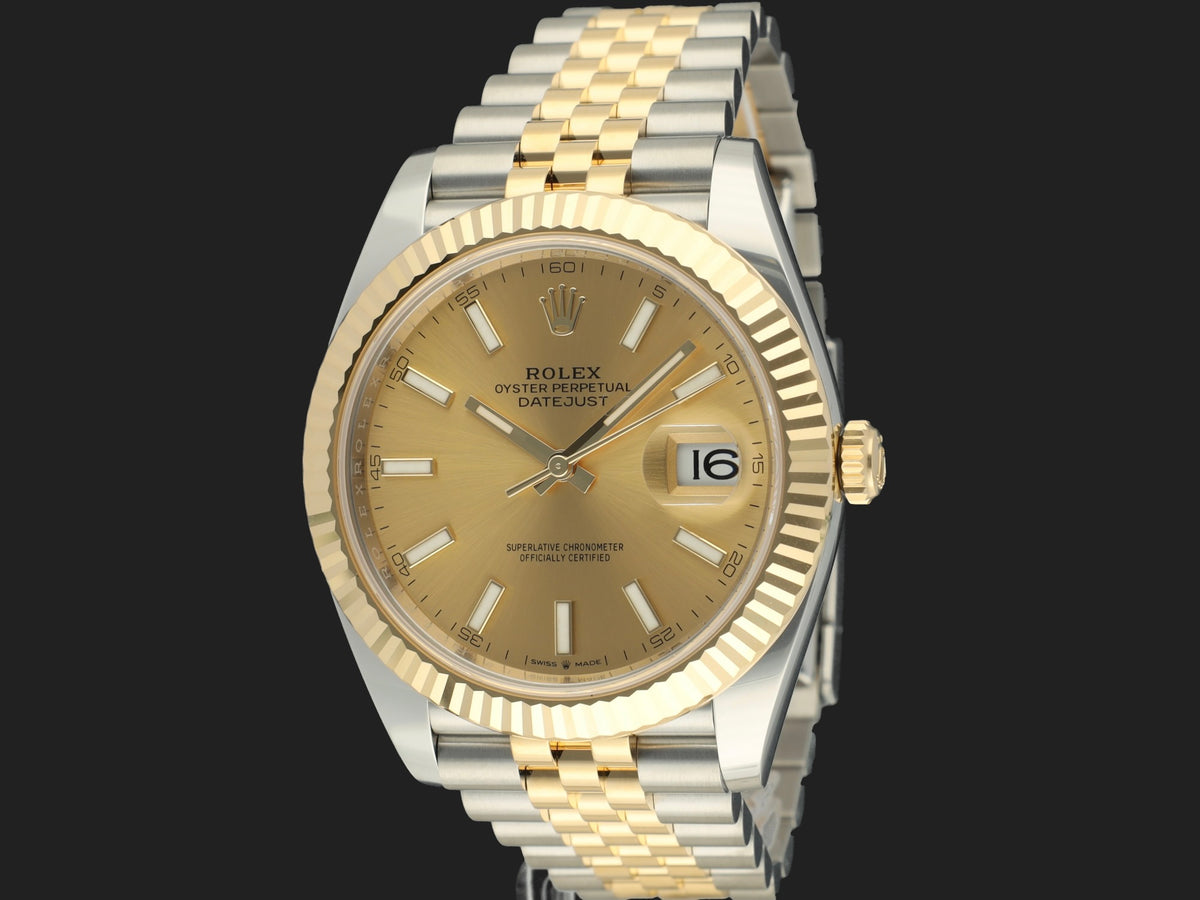 Rolex Datejust 41 Gold/Steel Champagne Dial 126333 NEW (1)