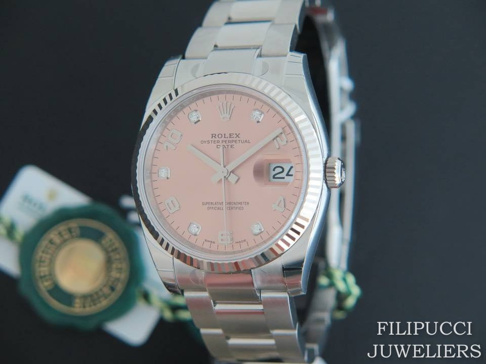 Rolex Date Diamonds NEW 115234   (1)