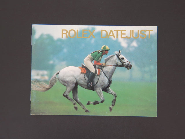 Rolex Datejust Booklet English